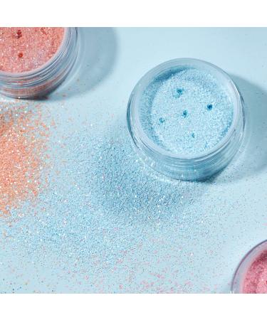 Pastel Glitter Shakers by Moon Glitter - 100% Cosmetic Glitter for Face Body Nails Hair & Lips - Baby Blue 0.10oz - International Shipping Available - Buy Online on GoSupps.com