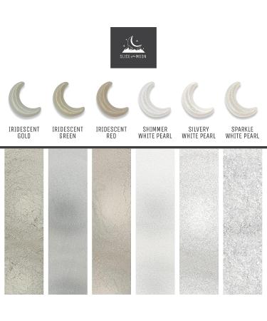 Sparkle White Pearl Mica Powder 0.42oz - Slice of the Moon | Natural Mineral for Epoxy Resin, Nail Polish, Soaps, Bath Bombs & Art Projects - Buy Online on GoSupps.com