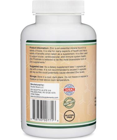 Double Wood Supplements Quercetin and Zinc Bundle - Support Immune System Health (120 Count Quercetin and 300 Count Zinc) - Buy Online on GoSupps.com