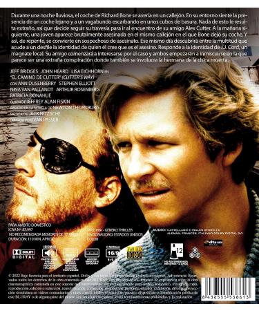 La Blessure 1981 / Cutter's Way Blu-ray - EU Import - French Edition | Shop Internationally - Buy Online on GoSupps.com