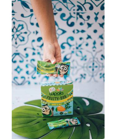 Wipala KIDS Fruity Bars: USDA Organic Mango and Kale - Healthy Snack for Kids - Buy Online on GoSupps.com