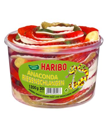 Haribo Anaconda Giant Snakes 30 pieces (1200g) - Buy Online on GoSupps.com