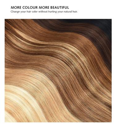 Real Human Hair Rose Bud Clip-in Extensions 10 110g - Pack of 1 Dark Brown - Buy Online on GoSupps.com