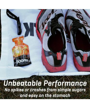 Boom Nutrition - Carb Boom Energy Gel - Fruit-Flavored Energy Gels - Workout Gel - Energy Gel for Cycling - Running Gel - Natural Energy Gel - Grape Pomegranate (24 Pack) - Buy Online on GoSupps.com