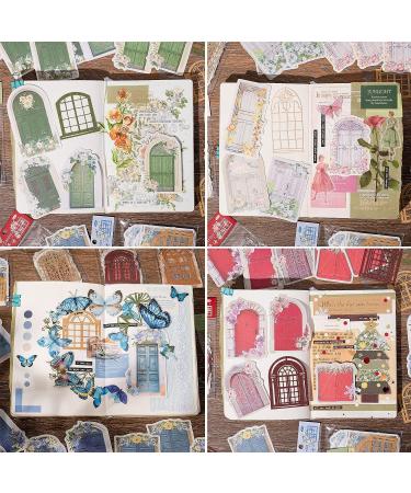 JOYCHOIC Vintage Garden Door Scrapbook Paper Pack - 90 Pcs | Scrapbooking Supplies for Art Journal, Planners, DIY Crafts | Aesthetic Bullet Kit Embellishments - Buy Online on GoSupps.com