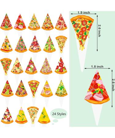 48pcs Pizza Theme Cupcake Toppers - Buy Online on GoSupps.com
