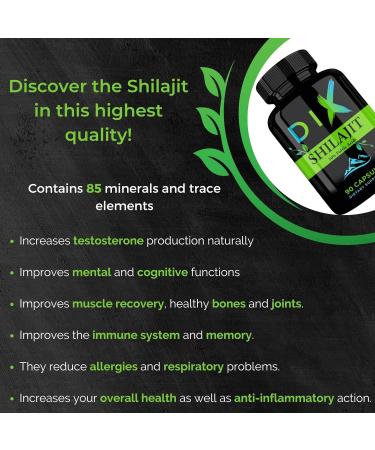 Pure Himalayan SHILAJIT 500MG | 100% Natural | 50% Fulvic Acid | 12% Humic Acid | Non-GMO | Certified Montana Nepalese Origin | Mumiyo Minerals - Buy Online on GoSupps.com