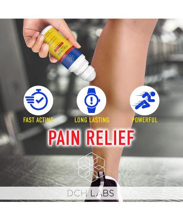 DCH Labs Maximum Strength Pain Relief Roll-on 4% Lidocaine - Numbs Nerve Pain Away - 2.5oz (2 Pack) - Buy Online on GoSupps.com