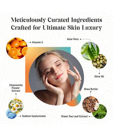 GoodBeauty 20% Vitamin C Face Serum Aloe Vera Facial Serum with Hyaluronic Acid Aloe Vera Vitamin C Serum For Face - Made in Canada - 30 mL - Buy Online on GoSupps.com