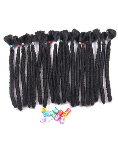 Dsoar 6 inch Handmade Dreadlocks Extensions - Men's Reggae Hip-Hop Fashion - 20 Strands/Pack - Buy Online on GoSupps.com