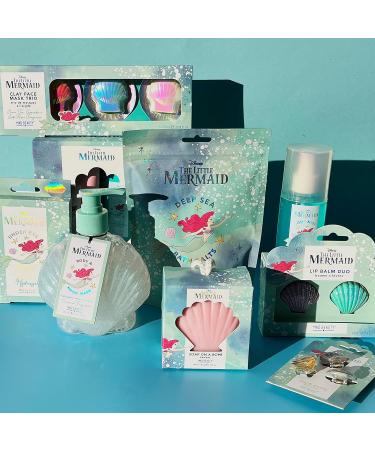 Disney The Little Mermaid Lip Balm Duo 2-Pack - Strawberry & Blueberry Flavors for Soft, Hydrated Lips | Cute Shell-Shaped Pots | Moisturizing Gift Set - Buy Online on GoSupps.com