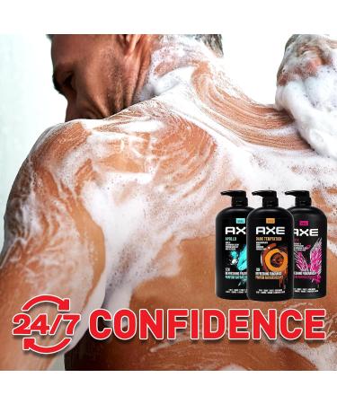 Shop Axe Men's Body Wash Variety Set - 3 Scents (Dark Temptation Apollo Excite) | 3-in-1 Body & Face Wash | 33.8 oz Pump Bottle - International Shipping Available - Buy Online on GoSupps.com
