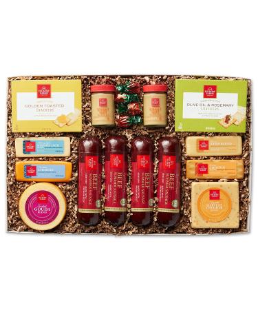 Hickory Farms Meat & Cheese Extra Large Gift Box - Gourmet Food Gift Basket for all Occasions - Buy Online on GoSupps.com