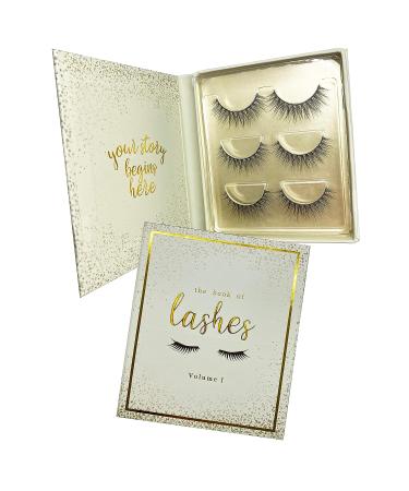 The Book of Lashes Volume 1 - Reusable False Eyelashes (3 Pairs) - Cruelty-Free Collection - Buy Online on GoSupps.com
