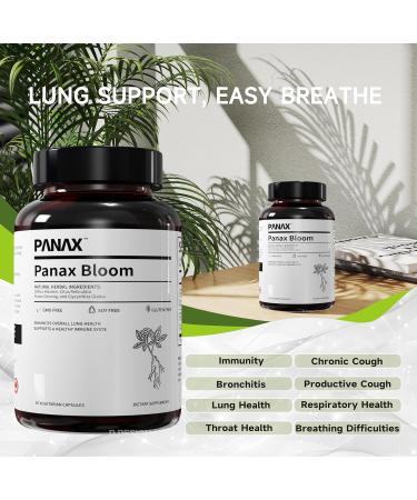 Panax Bloom Natural Herbal Ingredients Capsules | Enhance Overall Lung Health Support A Healthy Immue System | Ginseng Citri Maxima Citri Reticulata & Liquorice | 60 Vegetarian Capsules - Buy Online on GoSupps.com