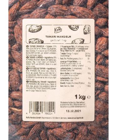 KoRo - Tamari almonds -1 kg - Buy Online on GoSupps.com