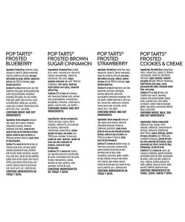 Pop-Tarts Toaster Pastries 5 Flavor Variety Pack Breakfast Foods Fun Snacks for Kids 5 Boxes (60 Pop-Tarts) - Buy Online on GoSupps.com