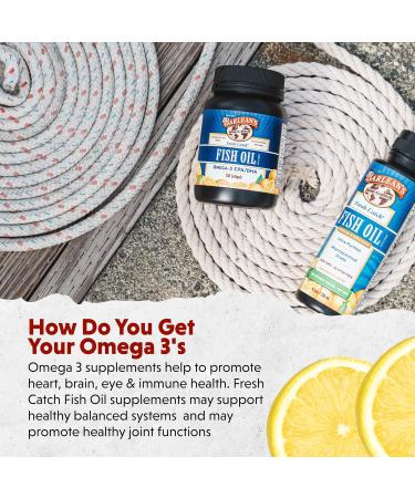 Barlean's Cod Liver Oil Liquid Supplement Omega 3 Fish Oil with 900mg EPA and DHA Plus Vitamin D Supplements for Joint Brain and Heart Health Support Lemonade Flavor 8 oz - Buy Online on GoSupps.com