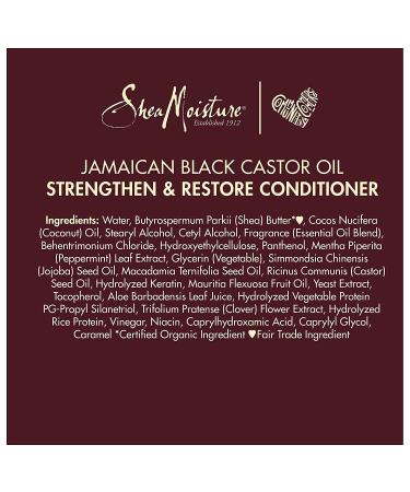 SheaMoisture Jamaican Black Castor Oil Conditioner 13 fl oz - Strengthen & Restore - Buy Online on GoSupps.com