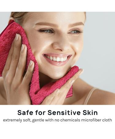 AOA Studio Microfiber Face Cloth Makeup Erase Remover Towels - 8 Pack - Buy Online on GoSupps.com