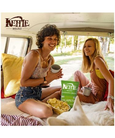Kettle Brand Jalapeno Kettle Potato Chips - Gluten-Free & Non-GMO - 7.5 oz Bag - Buy Online on GoSupps.com