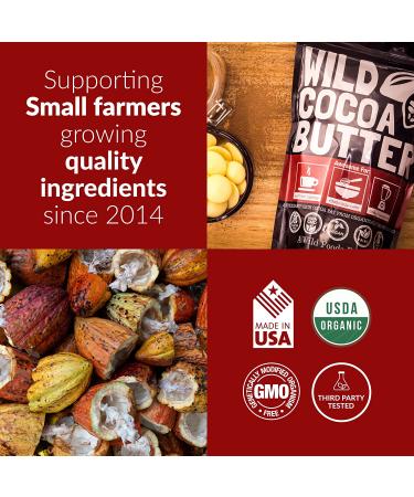 Wild Foods Organic Cocoa Powder - Single-Origin Unsweetened Keto Chocolate for Cooking & Baking - 12 oz Pack - Premium Cacao Beans - Sugar Free Non Dutch Raw Superfood - Buy Online on GoSupps.com