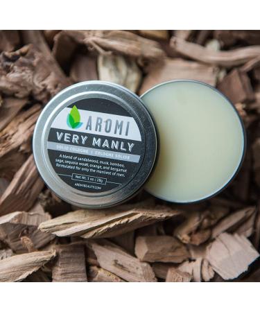Fresh Woodsy Solid Cologne for Men | 1.0 oz Aromi 5 (Very Manly) | Vegan & Cruelty-Free | Portable & Travel-Friendly | Stocking Stuffer - Buy Online on GoSupps.com