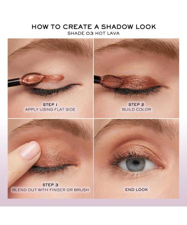 Lanc me Id le Tint Long Wear Liquid Eyeshadow & Eyeliner - 03 Hot Lava | Multi-Use Eye Makeup in Warm Copper Shimmer - Buildable Color & 16H Wear - Buy Online on GoSupps.com