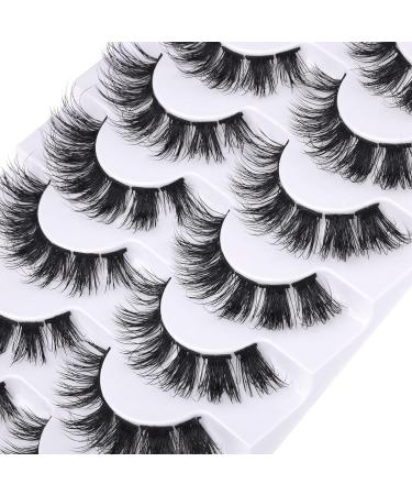 JIMIRE Cluster Lashes 15MM 6D Fluffy Cat Eye Wispy False Eyelashes 7 Pairs Pack - Buy Online on GoSupps.com