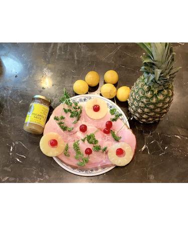 Pineapple Sauce 8.5 oz. by Lola Cion | Gluten-Free Multipurpose Glaze, Dressing, Topping, or Dip | Sweet Low-Sugar Flavor | Ideal for Cooking and Baking - Buy Online on GoSupps.com