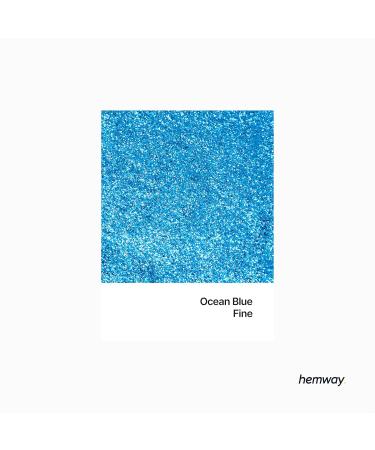 Hemway Ultra Glitter Fine 1/64 - Ocean Blue 100g | Premium Craft Supplies for International Shipping - Buy Online on GoSupps.com