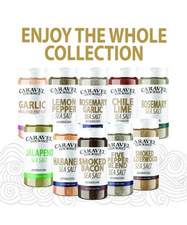 Caravel Gourmet Smoked Bacon Sea Salt Shaker - All Natural Seasoning for Popcorn & Bloody Mary Mixes - Bacon Bit Replacement - 6 Ounce - Buy Online on GoSupps.com