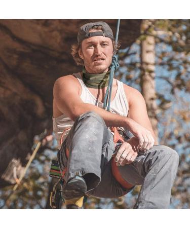 Achilles Hose Scarf | Breathable Multifunctional Face Mask & Neck Scarf | Khaki Green 24x50cm | Sports & Oral Protection - Buy Online on GoSupps.com