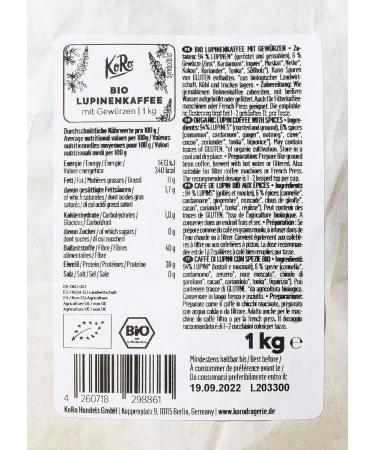 KoRo - Organic spiced lupin coffee 1 kg - Buy Online on GoSupps.com