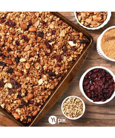 Yupik Organic Oat Flour Gluten-Free 1 kg Non-GMO Vegan Kosher Finely Ground Whole Grain Oats Salt-Free Oil-Free Fine Meal Good Source of Fiber Ideal for Baking & Cooking 1 kg (Pack of 1) - Buy Online on GoSupps.com