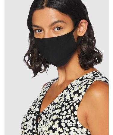 FM London Reusable Fabric Mask - 100% Cotton Black (10 Pack) | Eco-Friendly Comfortable & Stylish - Buy Online on GoSupps.com