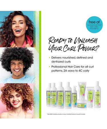 All About Curls Bouncy Cream & Leave-In Detangler | Define, Moisturize, De-Frizz | For All Curly Hair Types | 5.1 & 7.5 Fl Oz (Pack of 2) - Buy Online on GoSupps.com