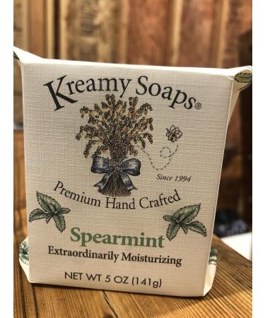 Spearmint Premium Soap Bar - Refreshing Aromatherapy for All Skin Types | International Shipping Available - Buy Online on GoSupps.com