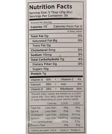 Augason Farms 5-90620 Country Fresh Instant Nonfat Dry Milk 1 lb 13 oz - 100% Real | High-Quality Dairy Product - Buy Online on GoSupps.com