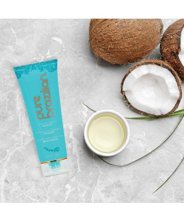 PURE BRAZILIAN Deep Conditioning Masque with Brazilian Keratin, Acai & Arginine - 8oz - Buy Online on GoSupps.com