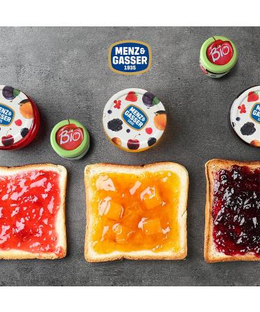  MENZ & GASSER 1935 Menz&Gasser Organic Extra Apricot Jam Single-Serve with Fruit 100% Made in Italy 24 x 28g Jars - Buy Online on GoSupps.com