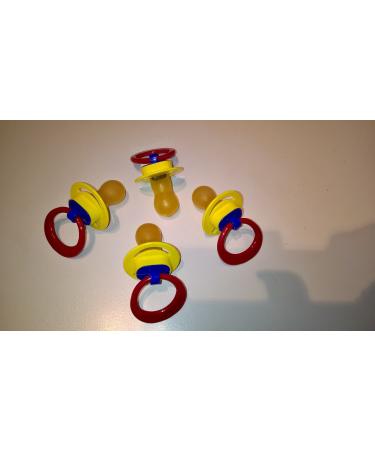 Pack of 4 pacifiers pacifiers large cherry latex