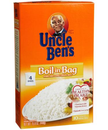 Uncle Ben's Boil-in-Bag Rice, 15.8-Ounce Boxes (Pack of 6)