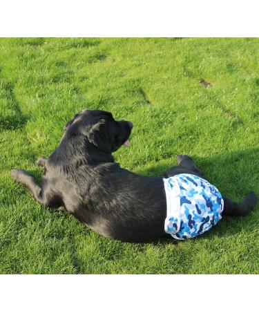 Joydaog Reusable Dog Diapers for Large Dogs - 4 Pack Camouflage Colors | Size L - Buy Online on GoSupps.com