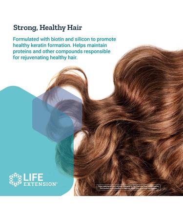 Life Extension Hair Skin & Nails Collagen Plus - 120 Tablets for Healthier Hair, Skin & Nails - Buy Online on GoSupps.com