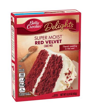 Betty Crocker Red Velvet Cake Mix 432g 15oz Red-Velvet 425.2 g (Pack of 1) - Buy Online on GoSupps.com