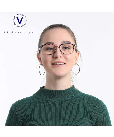 Women's Blue Light Blocking Glasses | Anti-Eyestrain Computer/Reading/TV Stylish Square Frame | Anti-Glare (+2.25 Magnification) - Nola Pink - Buy Online on GoSupps.com