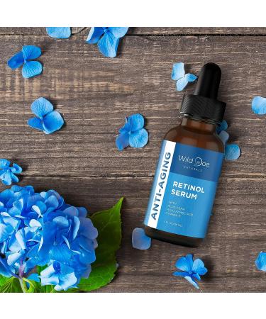 Retinol Serum with Hyaluronic Acid, Vitamin E, and Aloe Vera - Anti-Aging, Dark Spot Corrector, Collagen Booster, Acne Treatment - 4oz - Buy Online on GoSupps.com