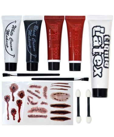 Halloween Makeup Set - 36 PCs Ultimate Family Party Pack for Easy On & Easy Off. Perfect for Halloween Party Suppiles - Buy Online on GoSupps.com
