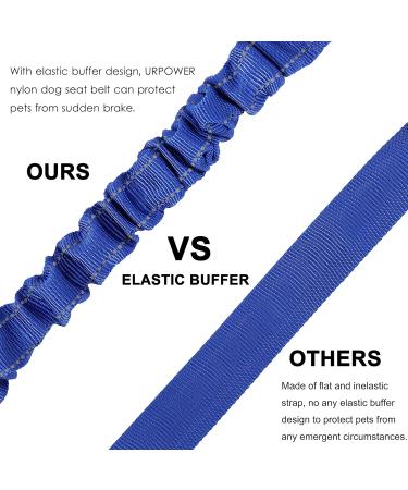 Maoxintek Dog Security Belt for Car | Adjustable 2PCs Elastic Seat Belt for Dogs & Cats | Safe Travel for All Dog Breeds - Buy Online on GoSupps.com